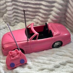 Vintage Barbie 1994 Meritus Remote Control Pink Convertible Car
